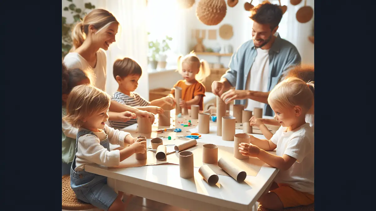 Prace plastyczne z rolek po papierze toaletowym - 15 kreatywnych pomyslow